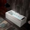 image67 Whirlpool TubEmpava Jetted Bathtub with Heater17 JetsWaterfallLightHydro Massage with LED Control Panel