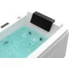 image67 Whirlpool TubEmpava Jetted Bathtub with Heater17 JetsWaterfallLightHydro Massage with LED Control Panel