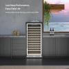 imageEMPAVA 24quot Wine Cooler 127 Bottles Wine Fridge with Professional Compressor 40F  66F Fast Cooling Low Noise for Wine Enthusiast Builtin or Freestanding