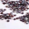 imageEmpava 10 lbs 10in Drop Beads Reflective Tempered Glass for Gas Fire Pit Onyx BlackAmber