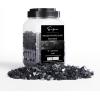 imageEmpava 10 lbs 12in Reflective Tempered Glass for Gas Fire Pit Caribbean BlueBlack Magic