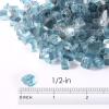 imageEmpava 10 lbs 12in Reflective Tempered Glass for Gas Fire Pit Caribbean BlueCaribbean Blue