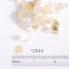 imageEmpava 10 lbs 12in Reflective Tempered Glass for Gas Fire Pit Caribbean BlueChampagne Shimmer Gold