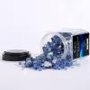 imageEmpava 10 lbs 12in Reflective Tempered Glass for Gas Fire Pit Caribbean BlueMidnight Blue