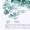 imageEmpava 10 lbs 12in Reflective Tempered Glass for Gas Fire Pit Caribbean BlueRadiant Jade Green