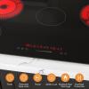 imageEmpava 12 Inch Builtin Electric Cooktop with 2 Burners Touch Control Individual Timers Stop ampamp Go Child Lock Flush Mount Design ETL Certified 1200W ampamp 1800W Zones Hard WiredNo Plug36 Inch