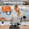 imageEmpava 12 Inch Builtin Electric Cooktop with 2 Burners Touch Control Individual Timers Stop ampamp Go Child Lock Flush Mount Design ETL Certified 1200W ampamp 1800W Zones Hard WiredNo Plug12 Inch