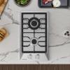 imageEmpava 12 in Gas Stove Cooktop 2 Italy Sabaf Sealed Burners NGLPG Convertible in Stainless Steel 12x21 Inch12 Inch