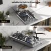 imageEmpava 12quot Gas Stove Cooktop with 2 Italy Sabaf Sealed Burners NGLPG Convertible in Stainless Steel 12 inches12 Inch
