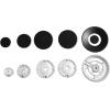 imageEmpava 12quot Gas Stove Cooktop with 2 Italy Sabaf Sealed Burners NGLPG Convertible in Stainless Steel 12 inchesGC36
