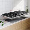 imageEmpava 12quot Gas Stove Cooktop with 2 Italy Sabaf Sealed Burners NGLPG Convertible in Stainless Steel 12 inchesGC36