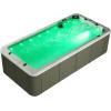 imageEmpava 2 Person 15 Jet 220IN Bathtub Energy Efficient Plug and Play Rectangle Relaxing Outdoor Home Hot Tub Spa with Cover22047 in L x 8661 in W x 4724 in HBlack
