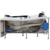 imageEmpava 2 Person Corner Whirlpool Bathtub with 10 Jets Jetted Tub with Light and Heater Hydro Massage Tub with Chromatherapy ETL CertifiedModern