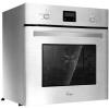 imageEmpava 24 in 23 cu Ft Single Gas Wall Oven Bake Broil Rotisserie Functions with Mechanical ControlsDigital TimerConvection Fan in Stainless Steel Silver