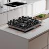 imageEmpava 24 in Gas Stove Cooktop 4 Italy Sabaf Sealed Burners NGLPG Convertible Tempered Glass in Black 24 Inch