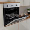 imageEmpava 24 inch Electric Single Wall Oven 25 Cuft Stainless Steel with Basic Broil Bake Functions Mechanical Knobs Control 24WOE40L SilverRack
