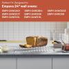 imageEmpava 24 inch Electric Single Wall Oven 25 Cuft Stainless Steel with Basic Broil Bake Functions Mechanical Knobs Control 24WOE40L SilverRack
