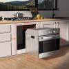imageEmpava 24 inch Electric Single Wall Oven with 6 Cooking Funcitons Builtin Convection System with Mechanical Knob Control Stainless SteelB14