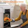 imageEmpava 24quot 10 Cooking Functions W Rotisserie Electric LED Digital Display Touch Control Builtin Convection Single Wall Oven EMPV24WOC02Oven