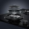 imageEmpava 24quot Gas Cooktop with 4 Italy Sabaf Sealed Burners NGLPG Convertible Tempered Glass in Black Model 2020 24 Inch24 Inch