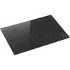 imageEmpava 30 Inch  Electric Cooktop Builtin Radiant Stove 4 Burner with 9 Heating Levels Smooth Glass Surface All Kinds of Cookware ETL Certified220240V Hard Wired No Plug BlackCooktop