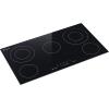 imageEmpava 30 Inch  Electric Cooktop Builtin Radiant Stove 4 Burner with 9 Heating Levels Smooth Glass Surface All Kinds of Cookware ETL Certified220240V Hard Wired No Plug Black36 Inch