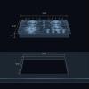 imageEmpava 30 Inch Gas Cooktop with 5 World Class Made in Italy SABAF Burners LPGNG Convertible Ideal RV Top Stoves for Kitchen Stainless Steel24 Inch