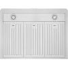imageEmpava 30 Inch Under Cabinet Range Vent Hood 4Speed 500 CFM Dual Copper Motors Touch ampamp Remote Control Clock Display LED Lights Baffle Filters TopRear Ducted Exhaust Stainless SteelPush Button