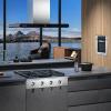 imageEmpava 30 in ProStyle Professional Slidein Natural Gas Rangetop with 4 Deep Recessed Sealed Ultra HighLow BurnersHeavy Duty Continuous Grates in Stainless Steel 30 Inch Silver30GC30