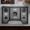 imageEmpava 30Inch Gas Stove Cooktop 5 Italy SABAF Sealed Burner NGLPG Convertible in Stainless Steel GC38GC37