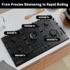 imageEmpava 36 Inch Gas Cooktop with 5 Italy Sabaf Sealed Burners NGLPG Convertible Tempered Glass in Black Model 2020