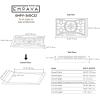 imageEmpava 36 in Gas Stove Cooktop with 5 Italy Sabaf Sealed Burners NGLPG Convertible in Stainless Steel EMPV36GC22 36 Inch
