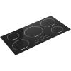 imageEmpava 36quot Electric Induction Cooktop Builtin Modular Stovetop with 5 Elements 9 Power Level Boost Burners in Black Vitro Ceramic Glass 36 Inch36 Inch