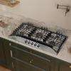 imageEmpava 36quot Recessed Gas Stove Cooktop with 5 Italy SABAF Sealed Burner NGLPG Convertible in Stainless Steel36GC65