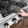 imageEmpava 48 in ProStyle Professional Slidein Natural Gas Rangetop with 6 Deep Recessed Sealed Ultra HighLow BurnersHeavy Duty Continuous GratesInfrared Griddle in Stainless Steel 48 Inch Silver