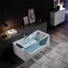 imageEmpava 59 x 29quot Whirlpool Tub750W Acrylic Jetted Bathtub with 11 JetsHydromassage with Chromatherapy3Side Apron58 GallonsETL Certified