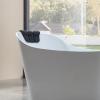 imageEmpava 67Inch Freestanding Whirlpool TubStand Alone Slipper Jetted Bathtub with Lumbar and Cervical Support 560Watt PlugandPlay ETL Certified