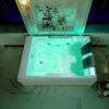 imageEmpava 72quot x 48quot Whirlpool Tub 2 Person Jetted Bathtub Hydro Massage ampamp Chromatherapy ETL Certified 3 Sided Apron Acrylic  1125 Watt 110 Gallons Left Drain72 InchJT367LEDNew