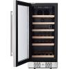 imageEmpava Chiller 15 inch Mini Single Zone Fridge for 31 Bottles Built in or Freestanding Wine Cooler Stainless Steel Glass Door Quiet Operation Compressor Adjust Temperature