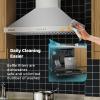 imageEmpava DuctedDuctless WallMount Range Hood 30 Inch 400 CFM 3Speed Push Button Control LED Lights Baffle Filters Plugin Stainless SteelRH05N