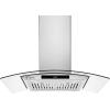 imageEmpava DuctedDuctless WallMount Range Hood 30 Inch 400 CFM 3Speed Push Button Control LED Lights Baffle Filters Plugin Stainless SteelRH09