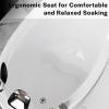 imageEmpava EMPVFT1518 67quot Acrylic Freestanding Bathtub59 in