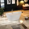 imageEmpava EMPVFT1518 67quot Acrylic Freestanding Bathtub67 Inch
