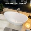imageEmpava EMPVFT1518 67quot Acrylic Freestanding Bathtub67 Inch