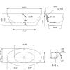 imageEmpava EMPVFT1518 67quot Acrylic Freestanding Bathtub71 Inch