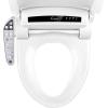 imageEmpava Elongated Smart Bidet Heated Toilet Seat with Warm Air Dryer and Temperature Controlled Wash Functions in WhiteEB990