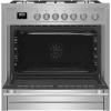 imageEmpava Freestanding ampamp SlideIn Gas Range 50 Cu Ft Single Oven with 5 Sealed HighLow Burners ampamp Touch Timer Heavy Duty Continuous Grates in Stainless Steel 30 Inch38 Inch
