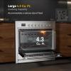 imageEmpava Gas Range Convection Oven 43 Cu Ft with Touch Timer 5 Deep Recessed Burners Cooktop Heavy Duty Continuous Grates in Stainless Steel Freestanding ampamp Slidein36 Inch