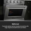 imageEmpava Gas RangeTrue Convection Oven 60 Cu Ft6 Deep Recessed Burners Cooktop Heavy Duty Continuous Grates in Stainless Steel with Storage Drawer Freestanding ampamp Slidein36 Inch30GR0724