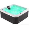 imageEmpava Luxury Outdoor Hot Tub 5 Person Whirlpool Outdoor Spa Tub Freestanding Bathtub 75IN 25 Jets Massage Square Relaxing Home Garden Hot Tub Spa with LED Lights ampamp Cover Black